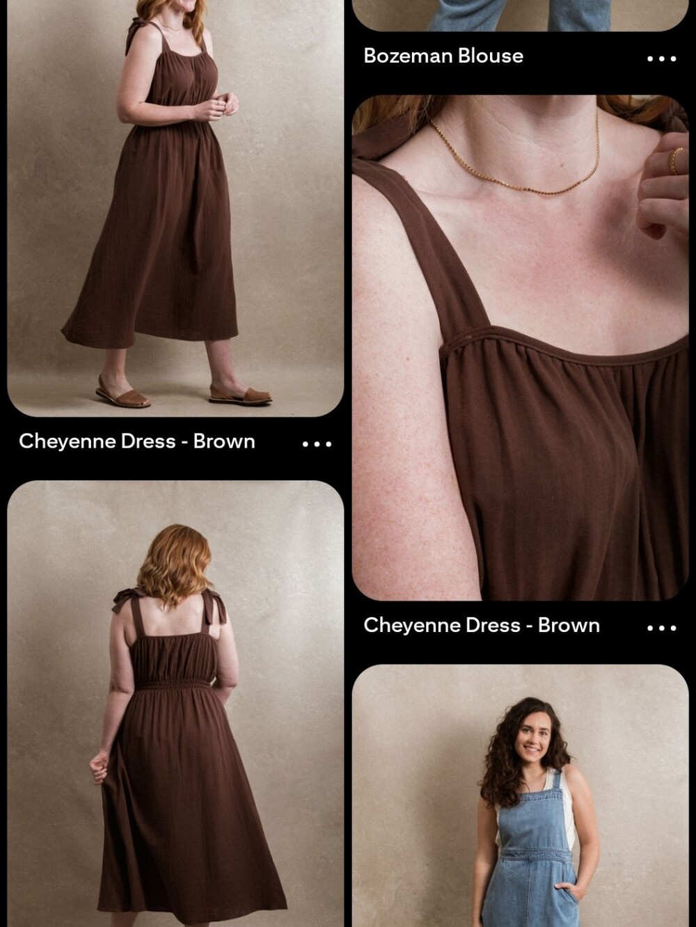 Cheyenne Brown Dress